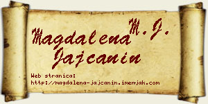 Magdalena Jajčanin vizit kartica